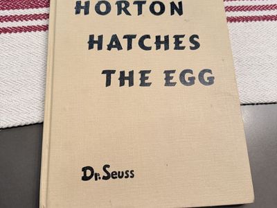 Dr. Seuss "Horton Hatches the Egg" 1940 First Edition Vintage Children's Book