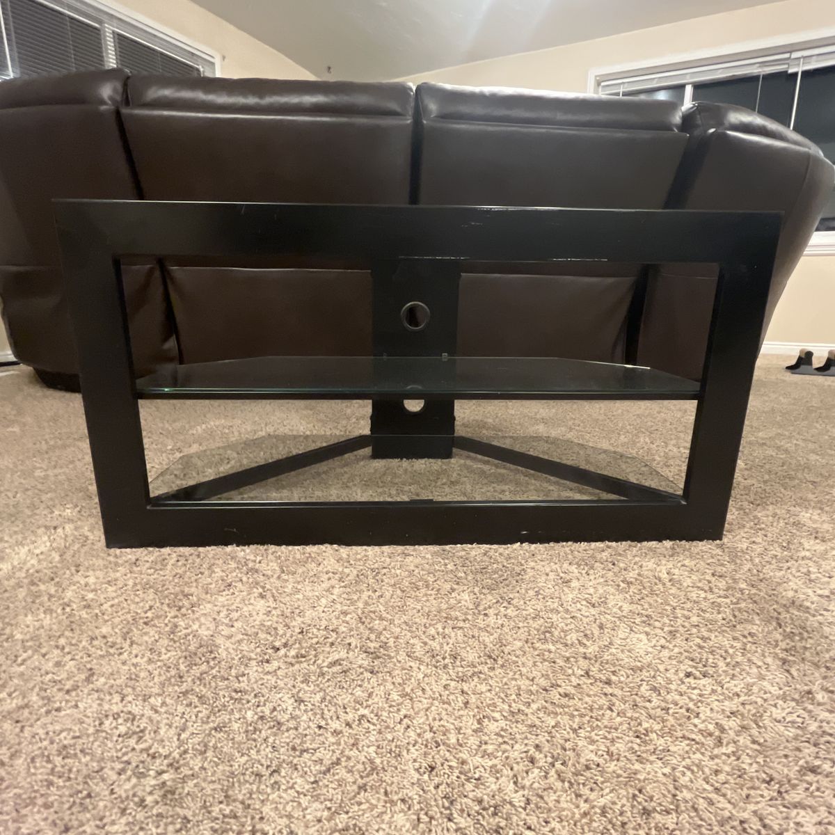 Glass TV Stand