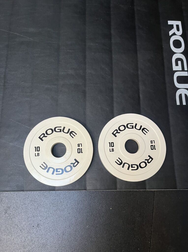 New Rogue Fitness Change Plates Pair Of 10