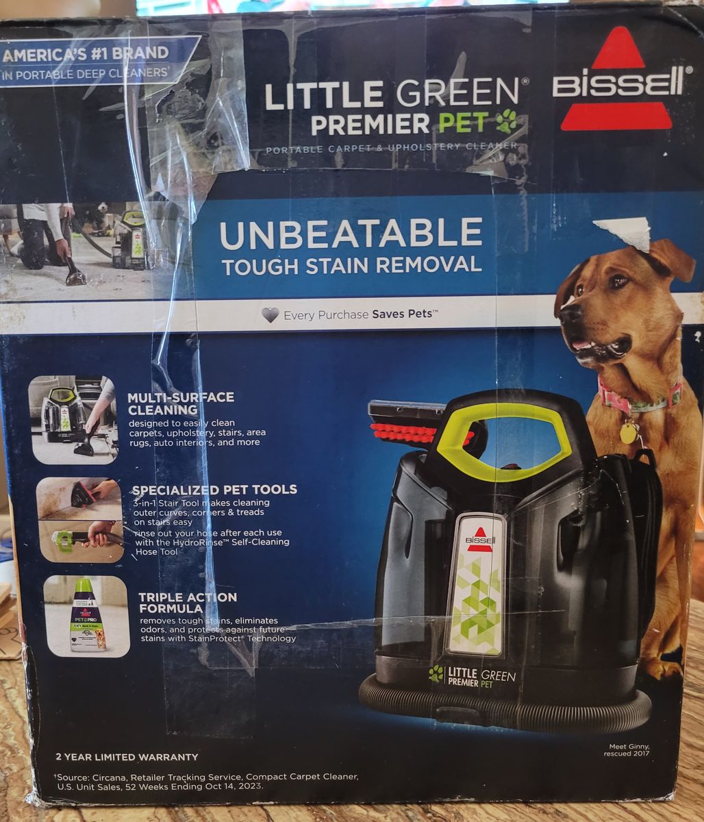 Bissell Little Green Premier Pet Portable Deep Cleaner Model#3500