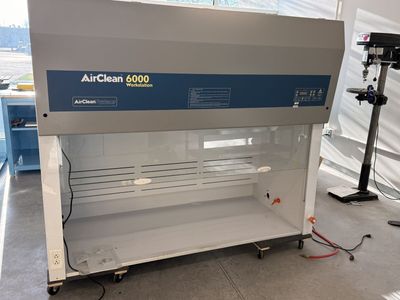 Airclean Systems 72" Wide Ductless Polypropylene Fume Hood With Airsafe Automatic Controller 110V AC6000