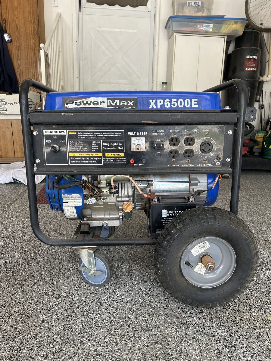 6500 watt gas generator