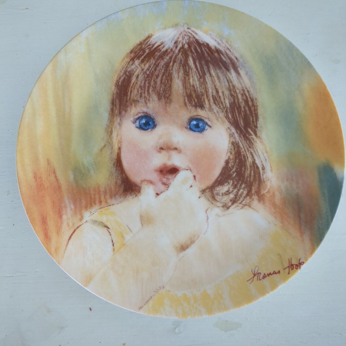 Frances Hook collectors plate