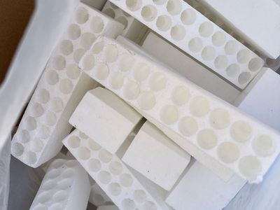 White Styrofoam Packing Blocks & boxes. 300 Win Mag+.