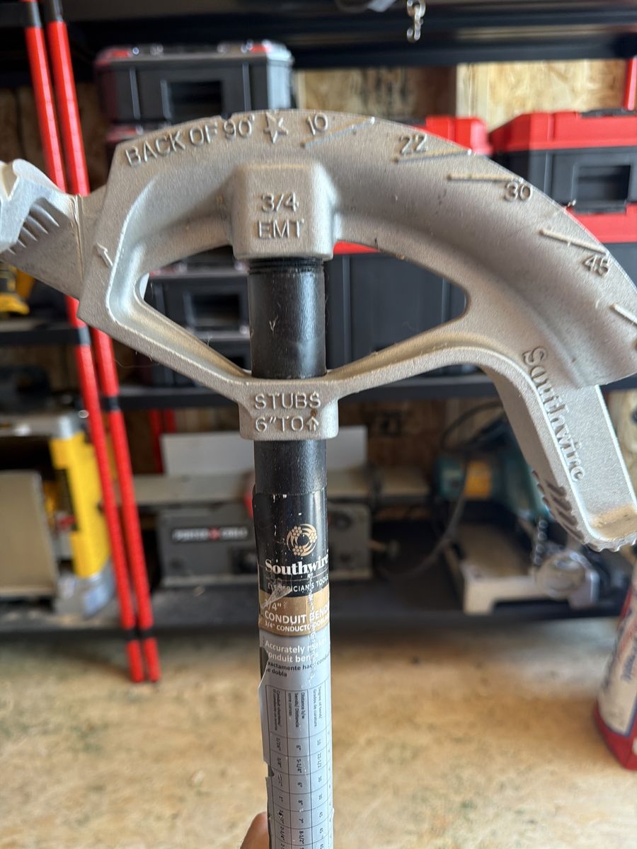 3/4” Aluminum Conduit Bender