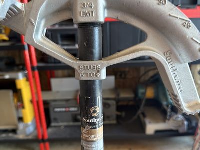 3/4” Aluminum Conduit Bender