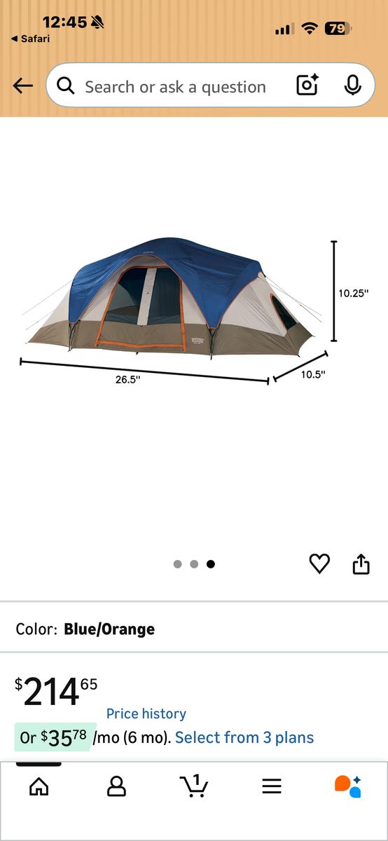 2 Room Family Tent