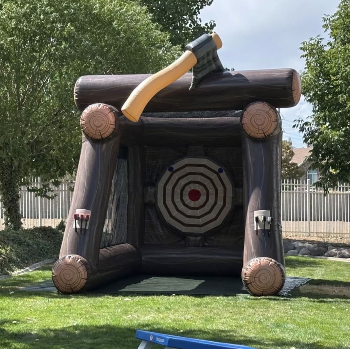 13ft Axe Throwing Inflatable rental yard game