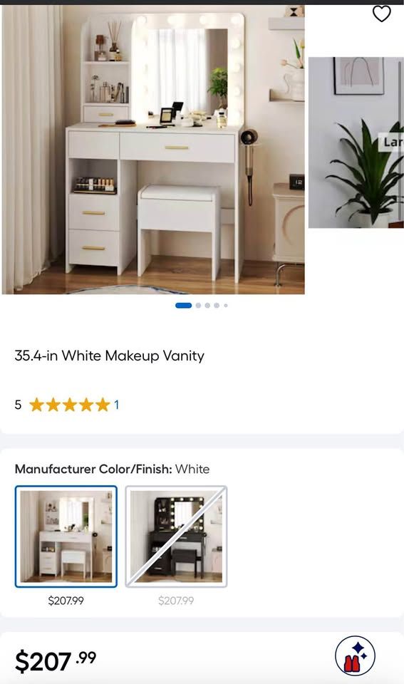 Bedroom vanity