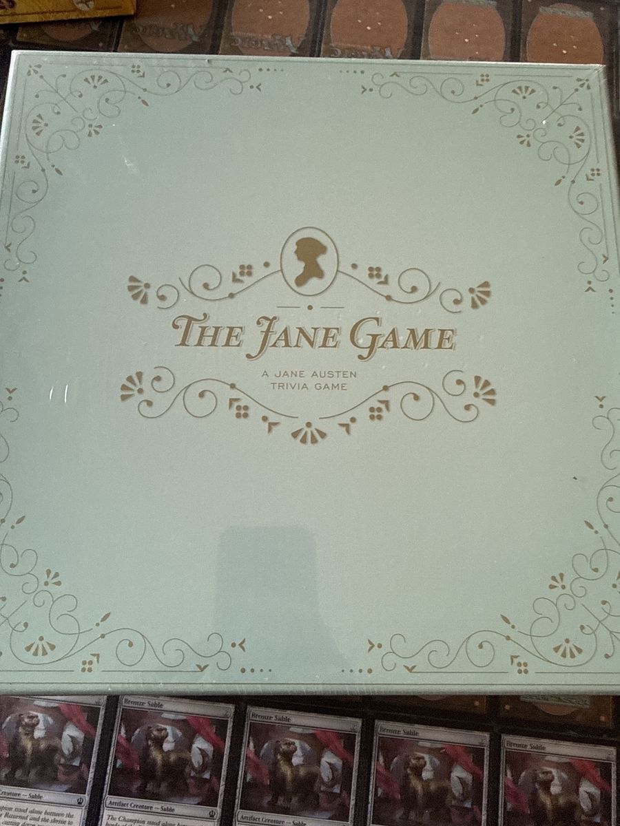 The Jane Game: A Jane Austen Trivia Game - Complete & Excellent Condition
