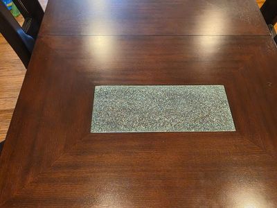 Dining table and 8 chairs