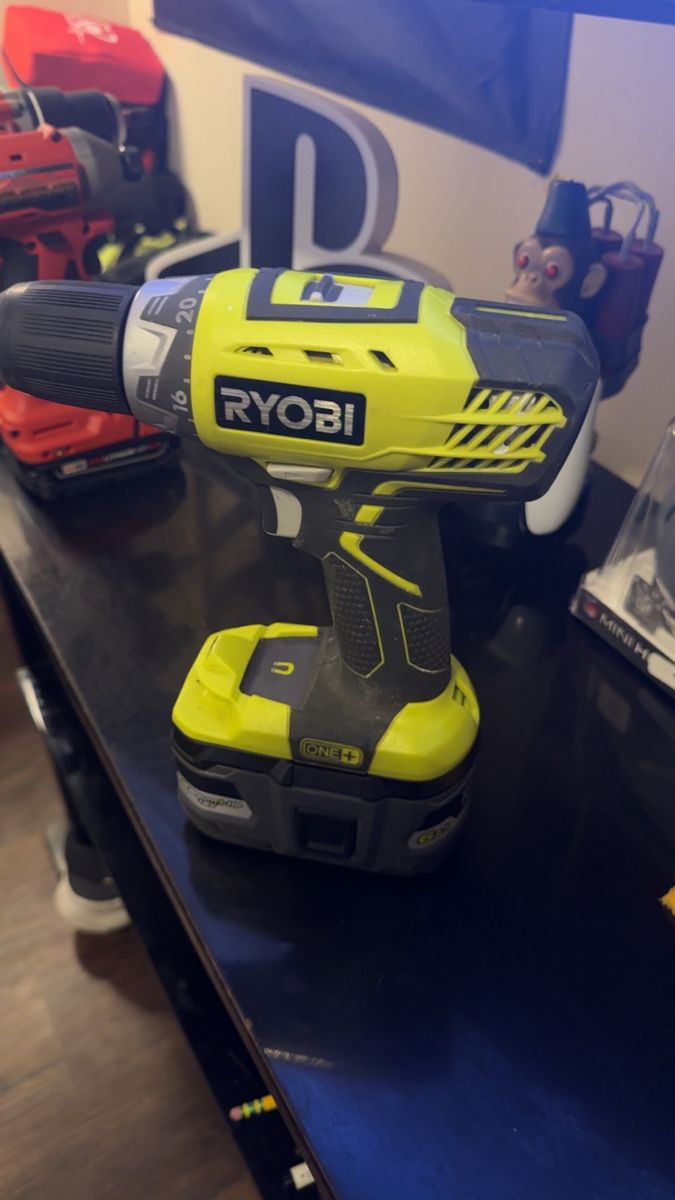 Ryobi One+ 18V Cordless Drill with 6Ah Lithium+ HP Battery