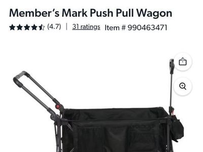 Members Mark push pull wagon