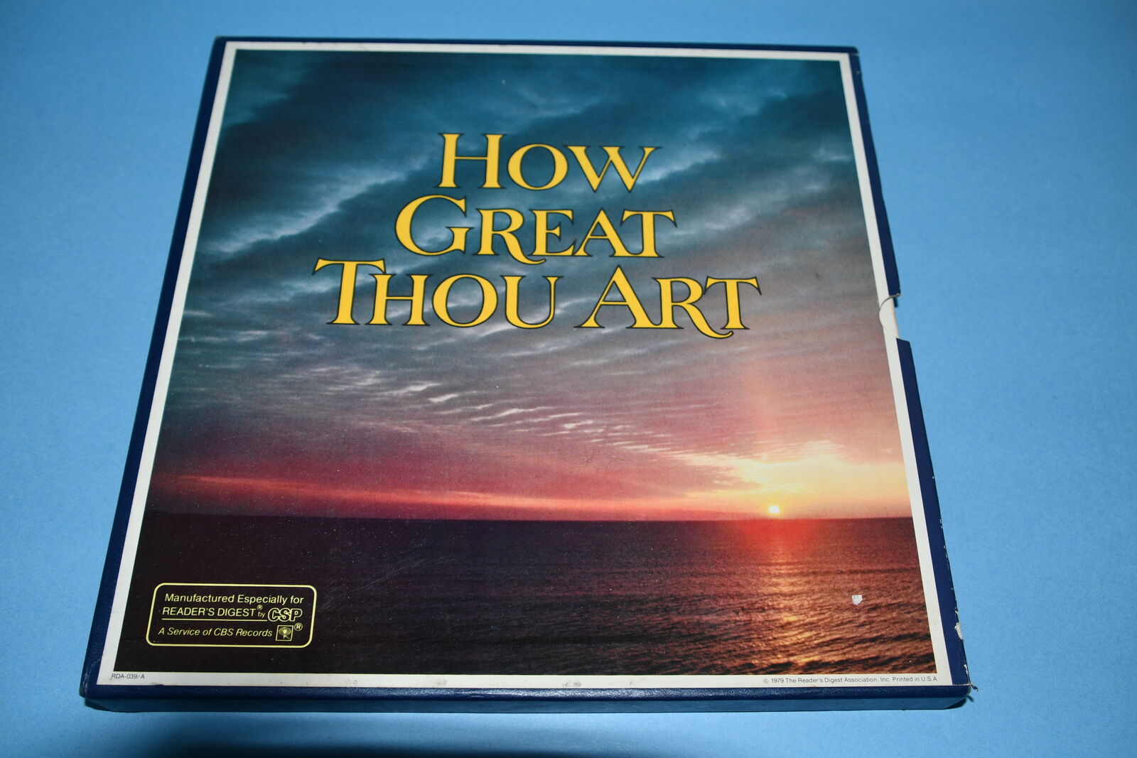 VINTAGE "HOW GREAT THOU ART" VINYL RECORDS ~ RELIGIOUS SONGS ~ 8 RECORDS ~ ALL FOR $5!