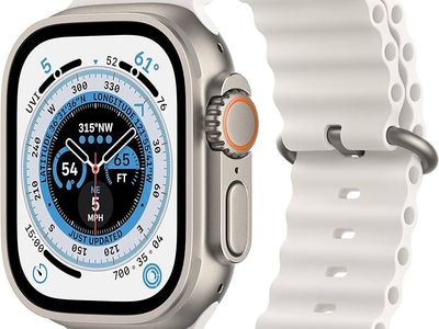 Apple Watch Ultra 3 (Latest) GPS+Cellular Titanium w/ White Ocean Band - Mint Condition, Box & Acc.