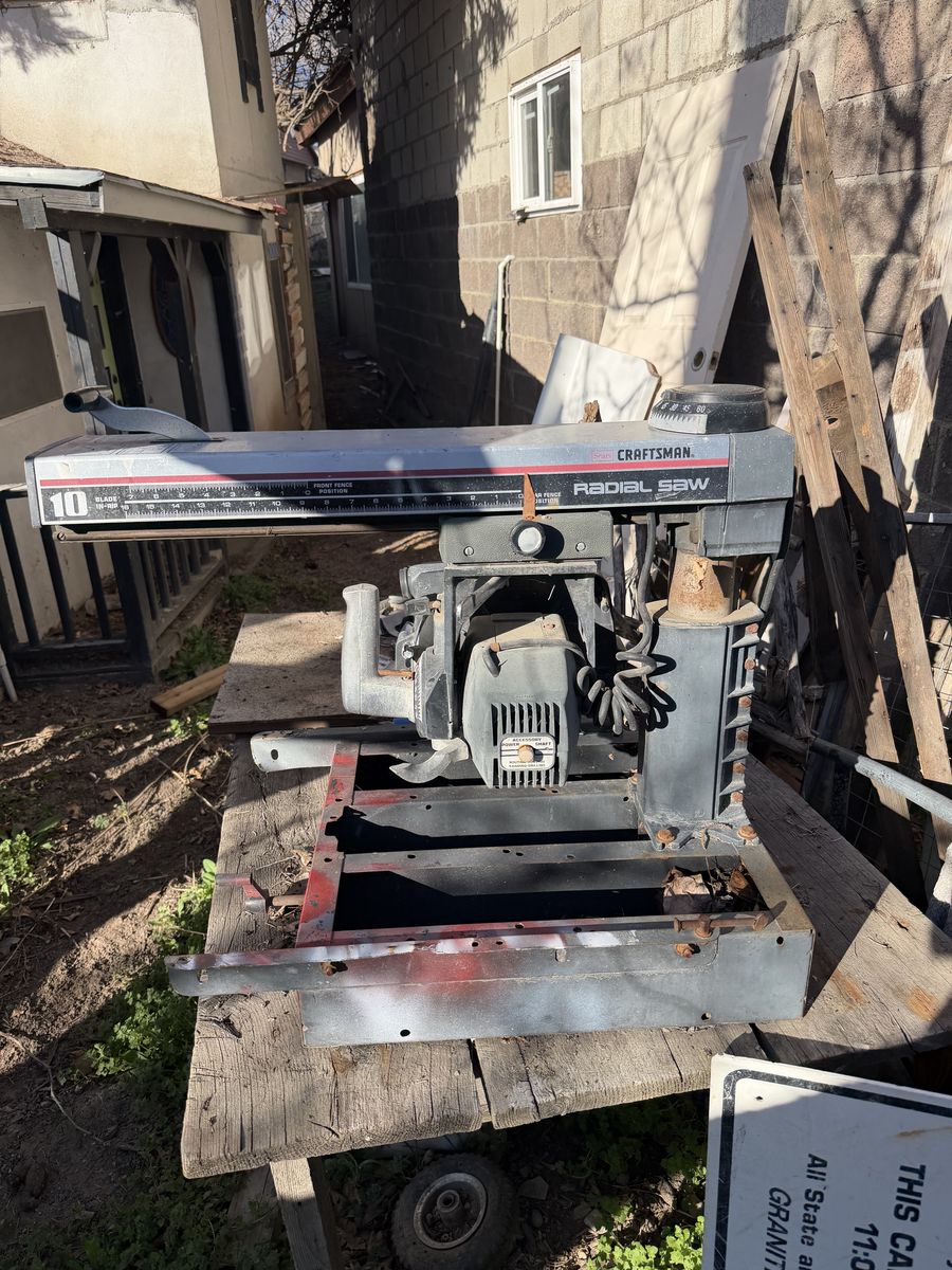 10 Craftsman Radial Saw