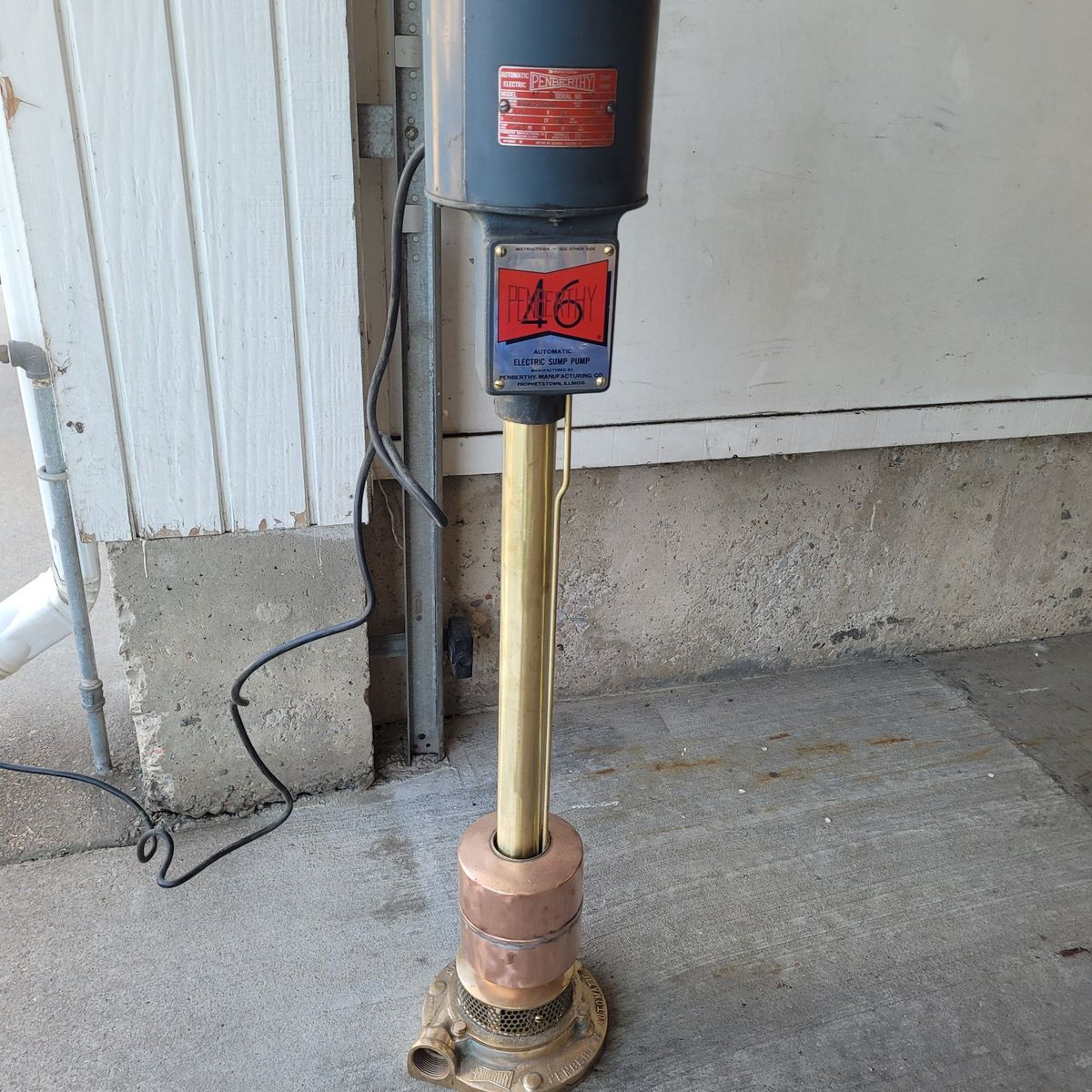 Penberthy 46 G sump pump