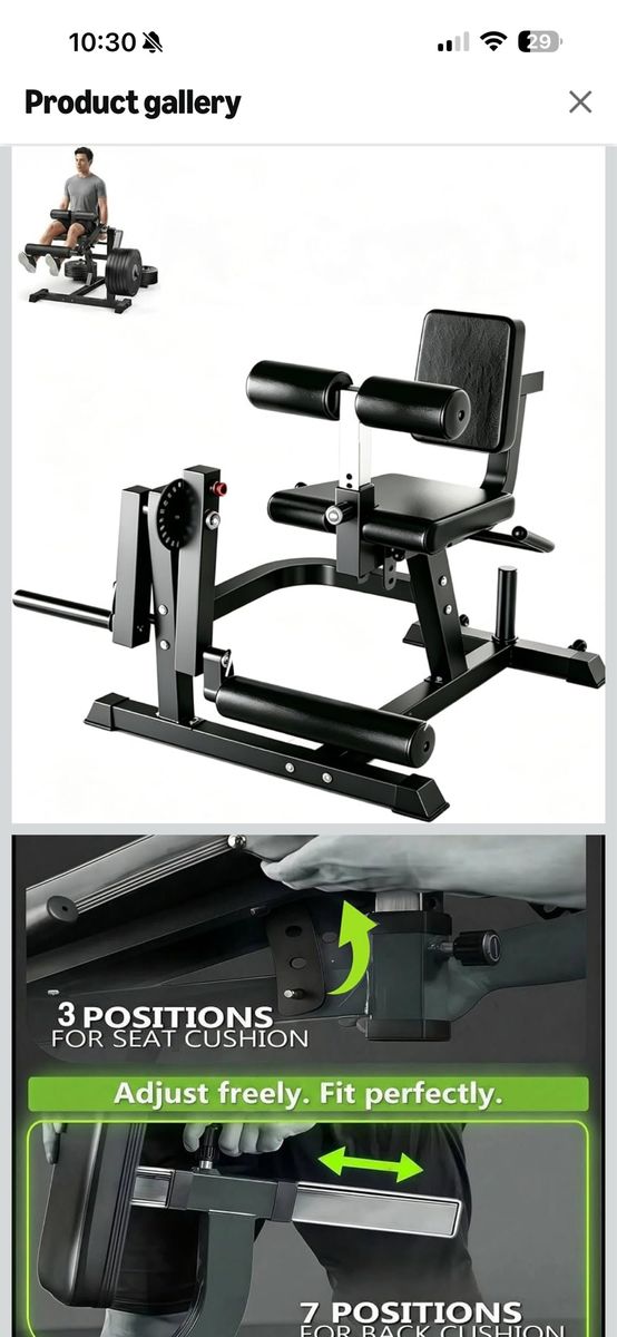 Legs extension and curl machine ( brand new)