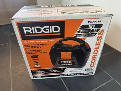 Ridgid 18V Cordless Wet/Dry Vac