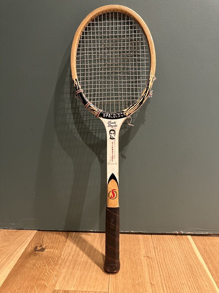 Vintage Spalding Tennis Racket-Pancho Gonzales