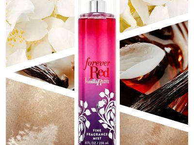 BATH & BODY WORKS -- FOREVER RED -- VANILLA RUM
