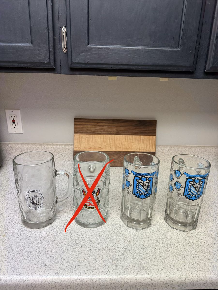 Official Snowbird Oktoberfest Glass Mugs