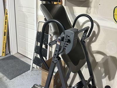 Innova ITX9600 Heavy Duty Inversion Table with Adjustable Headrest, Reversible Ankle Holders