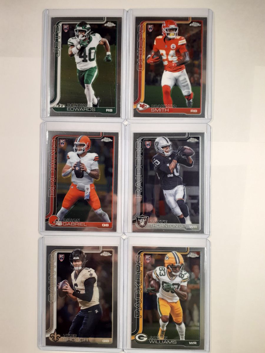 2025 Topps Chrome rookie line up!