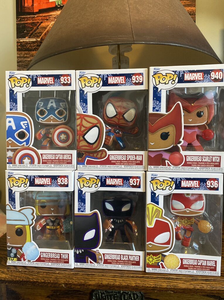Funko Pop! Marvel Gingerbread Holiday Set