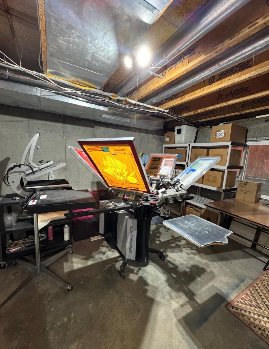 Printa 770 Series Screen Printing System – 6 Color / 4 Station Complete Package
