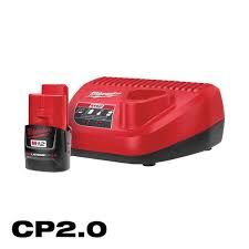 Milwaukee M12 12-Volt Battery Pack 2.0Ah and Charger Starter Kit