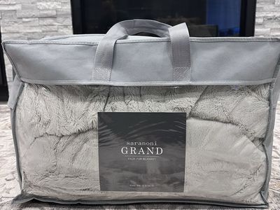 Saranoni Grand Faux Fur Blanket King