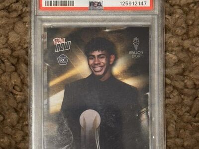 2024 Topps Now Ballon D’Or Lamine Yamal PSA 10