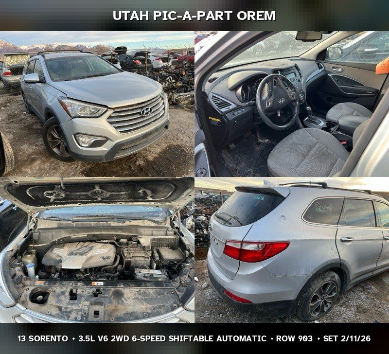 2013 Kia Sorento Parts - UTPAP Orem