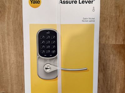 Yale Assure Lever Pushbutton Keypad Door Lock - Satin Nickel