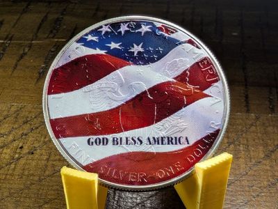 1oz American Silver Eagle - September 11 2001 World Trade Center Memorial Colorized