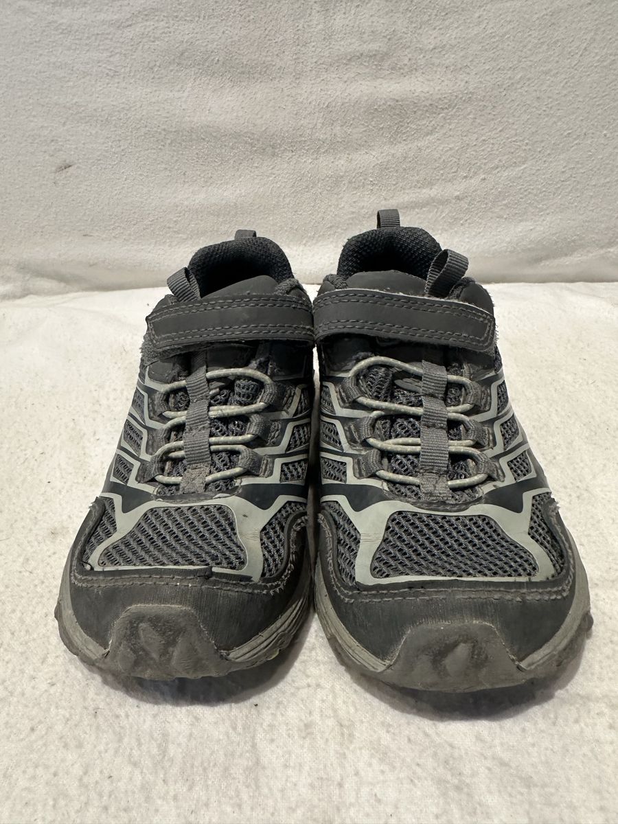 Merrell toddler size 12, gray mesh and Leather waterproof, hiking shoes