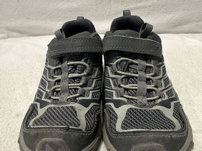 Merrell toddler size 12, gray mesh and Leather waterproof, hiking shoes