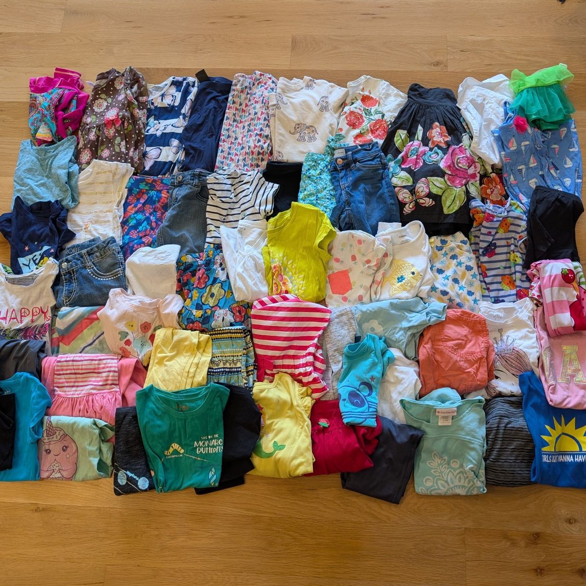 Entire Summer Wardrobe Girls Clothes - Size 7