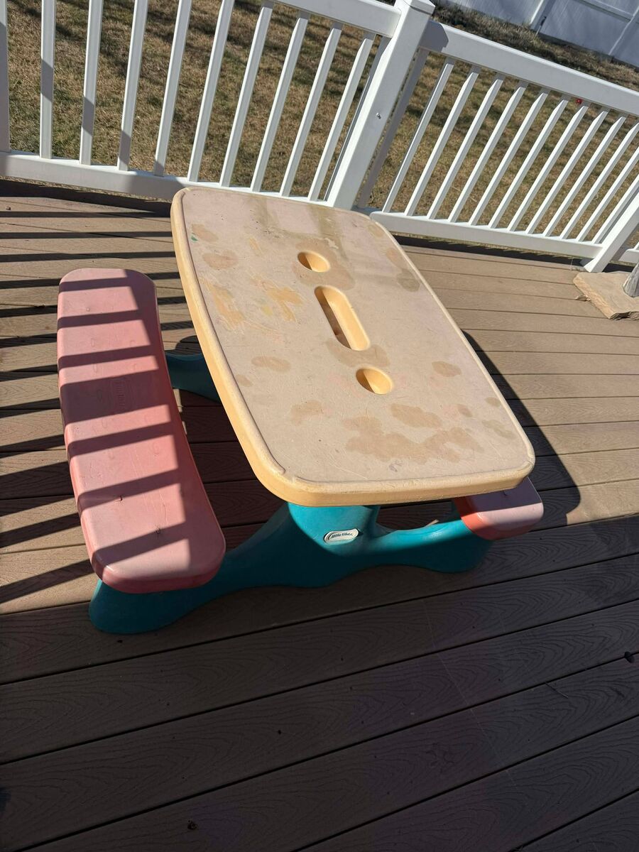 kids outdoor play table