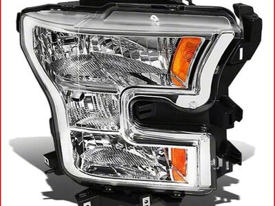 2015–2017 Ford F-150 Factory Halogen Headlights – Driver & Passenger – OEM Style