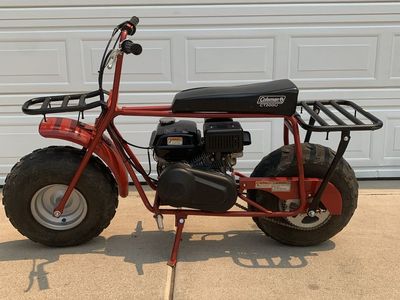 Coleman CT200U Trail Mini Bike Red Gas Powered - Used