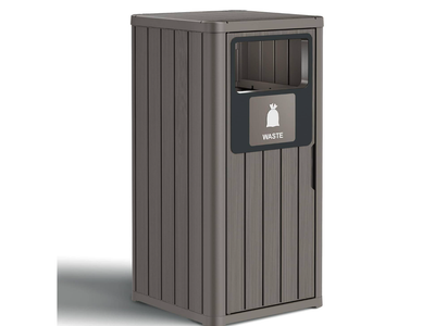 New Trash Can – Durable, Waterproof Resin Garbage Bin
