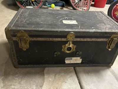 Vintage Metal Trunk