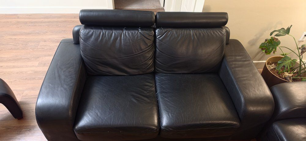 living room set - couch, love seat, and chair