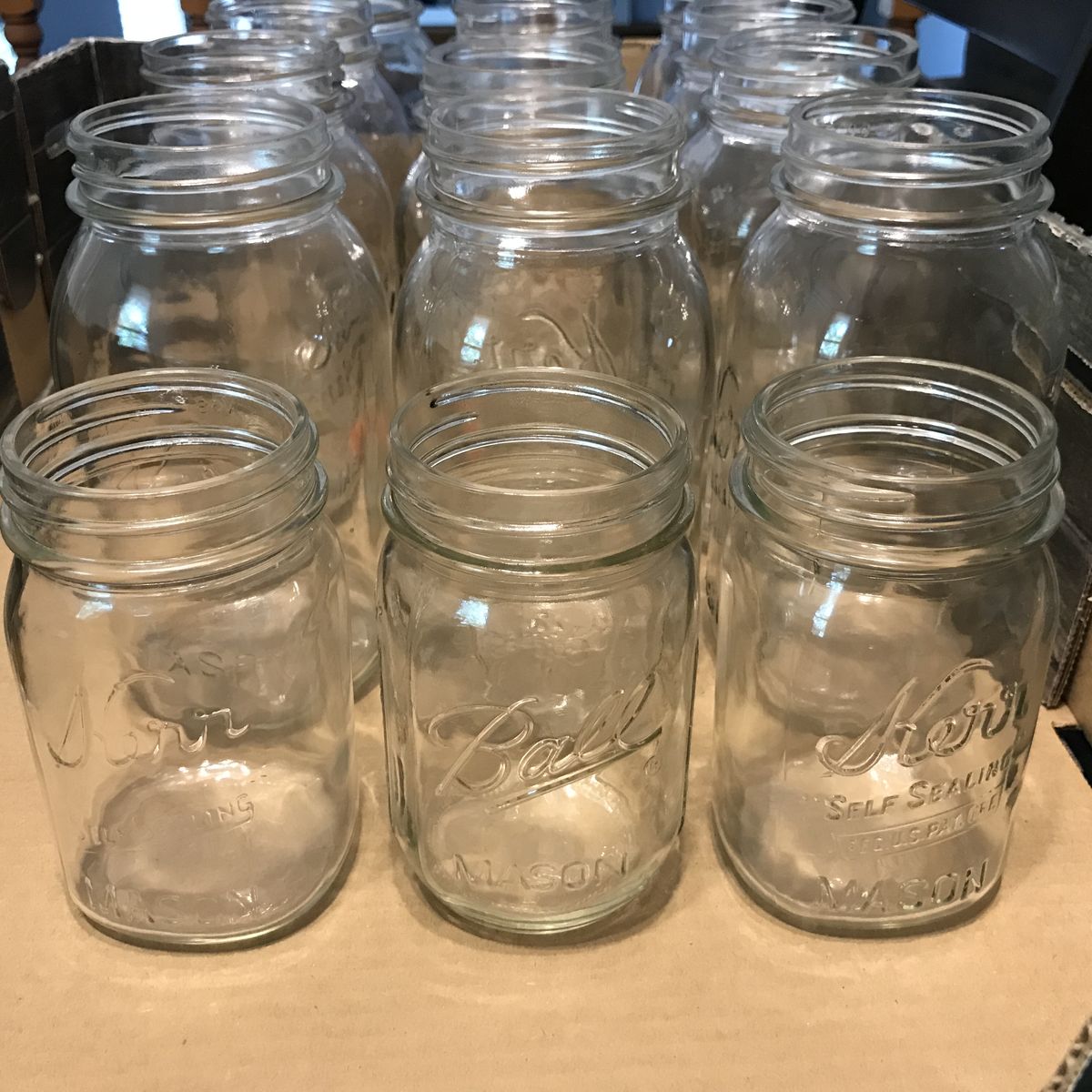 Mason Jars - 1 QT + Pint Sizes