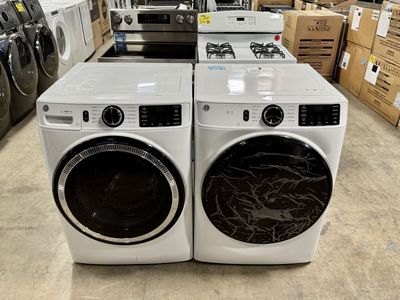 NEW GE SMART WASHER AND DRYER WITH WARRANTY