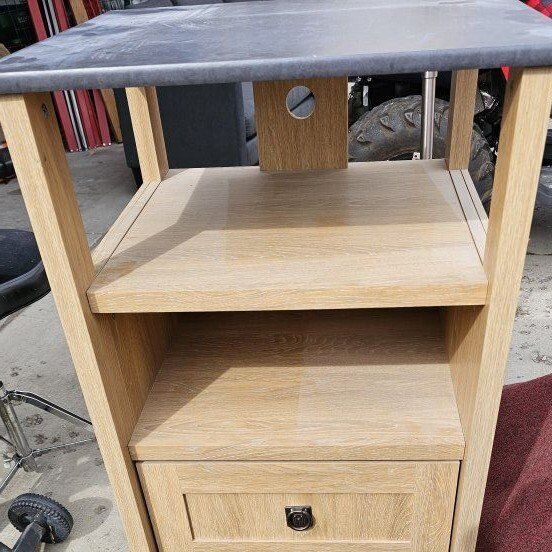 Tall, slim entertainment center