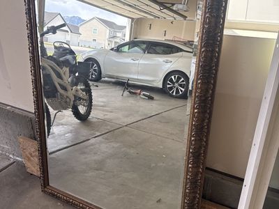 Large Ornate Gold Frame Floor/Wall Mirror - 58" x 42"