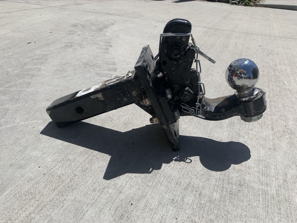 Combination Pintle, Ball and mounting plate 2” shank